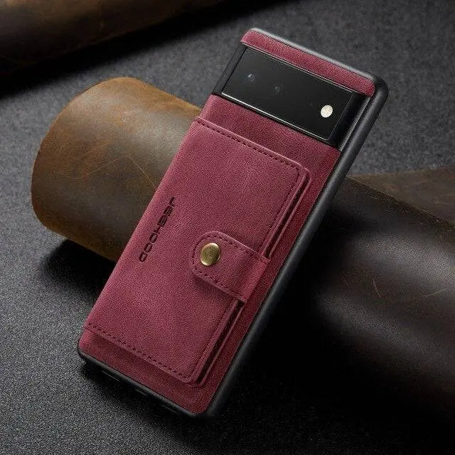 Funda tipo libro para Google Pixel 6 y Pixel 6 Pro — Ranuras para tarjetas, acabado premium