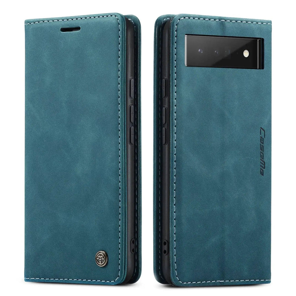 Foliohoes voor Google Pixel 6/6 Pro - kaarthouder met leerafwerking