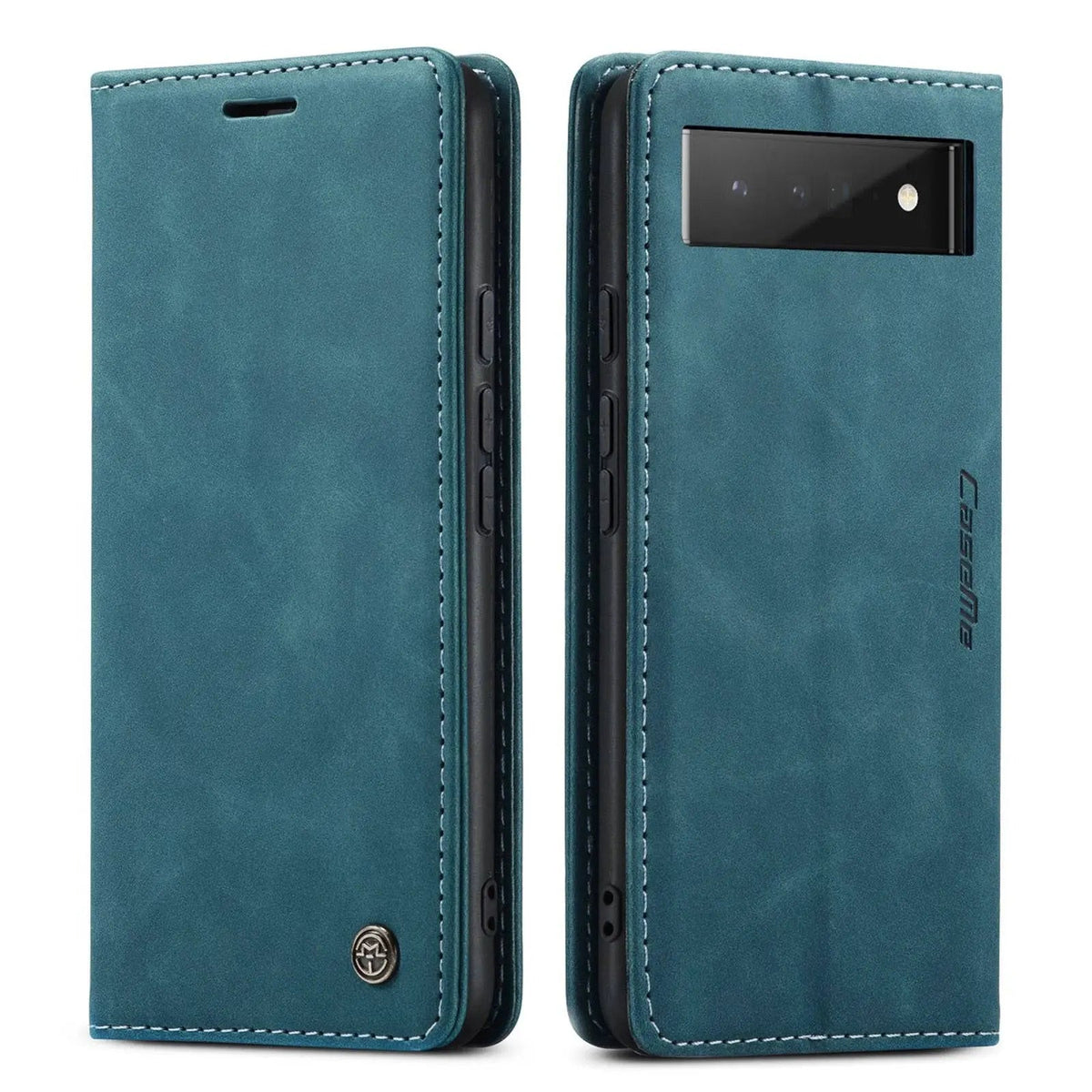 Foliohoes voor Google Pixel 6/6 Pro - kaarthouder met leerafwerking