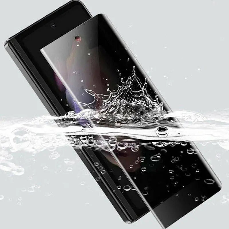 Personvernherdet glassbeskyttelse mot innsyn for Galaxy Z Fold3 5G, beskyttelse av indre og ytre skjerm