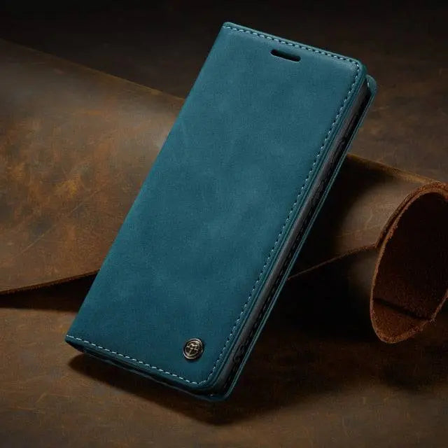 Leather Folio Case, Card Slots — Samsung Galaxy S22, S22 Plus & S22 Ultra