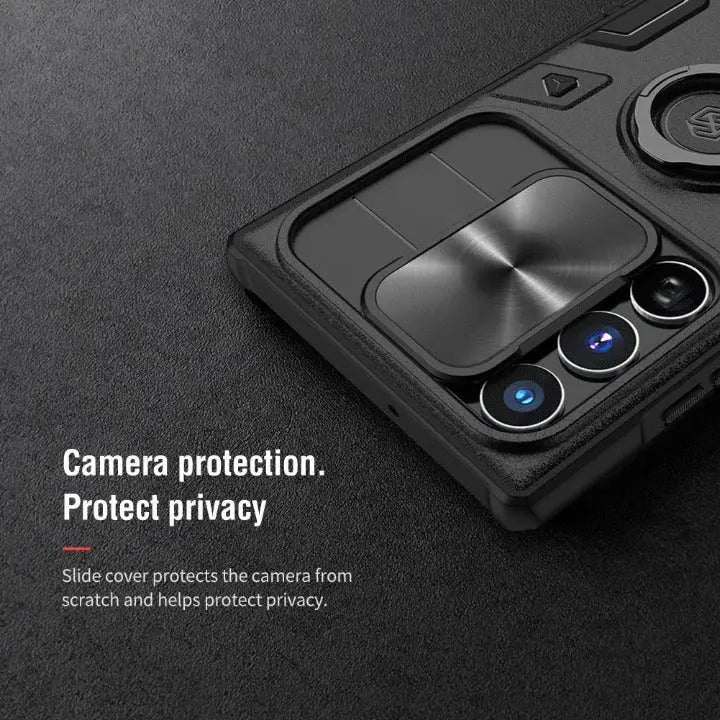 Galaxy S22 Ultra Aluminum Case — Kickstand, Camera Guard