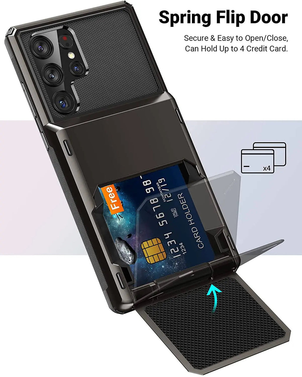 Samsung Galaxy S22 Series Case — Drop Guard, Card Slots