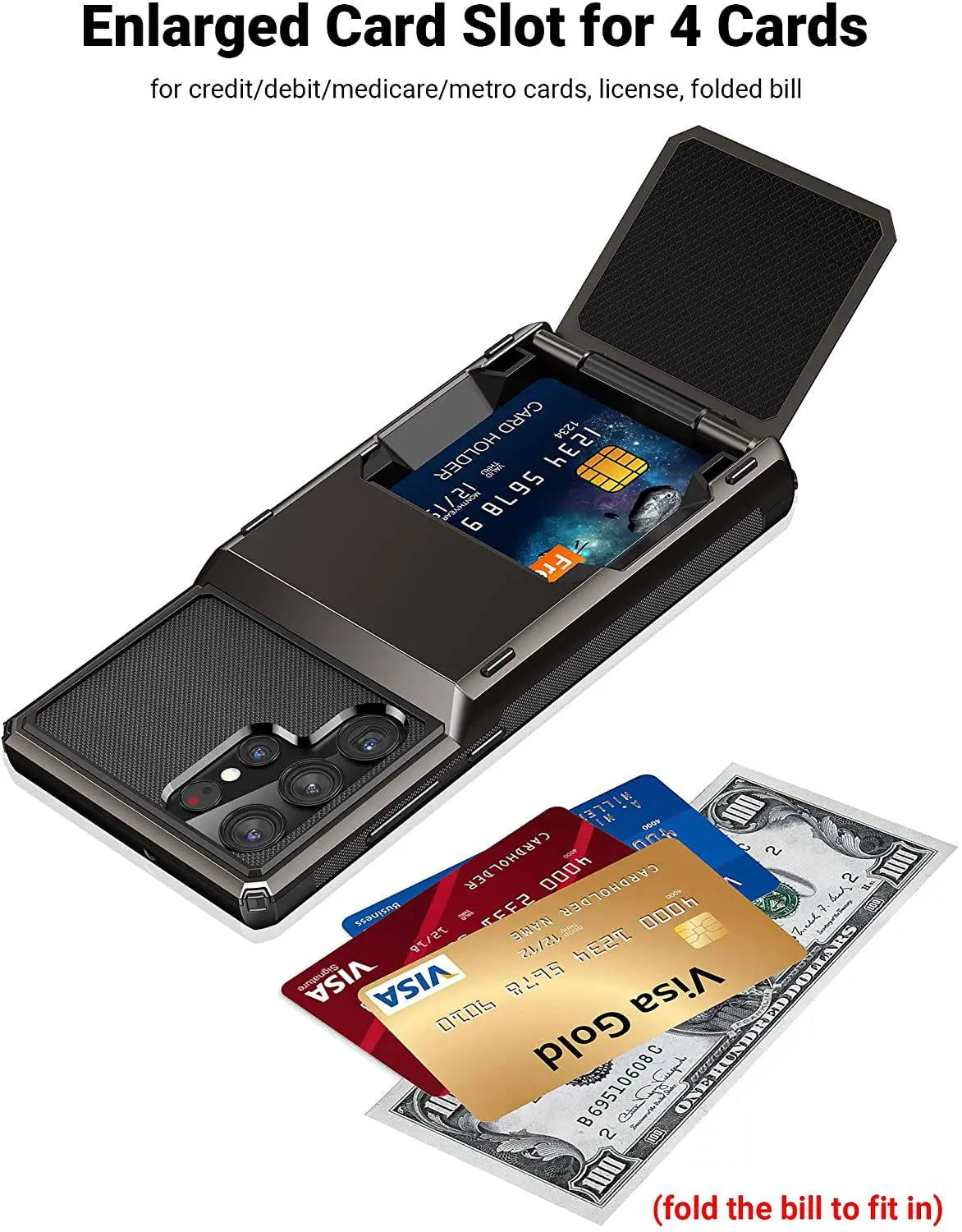 Samsung Galaxy S22 Series Case — Drop Guard, Card Slots