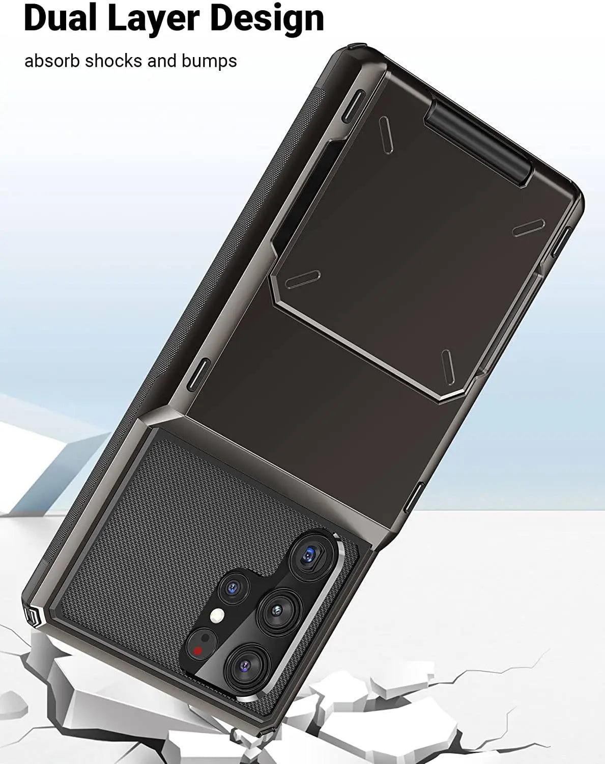 Samsung Galaxy S22 Series Case — Drop Guard, Card Slots