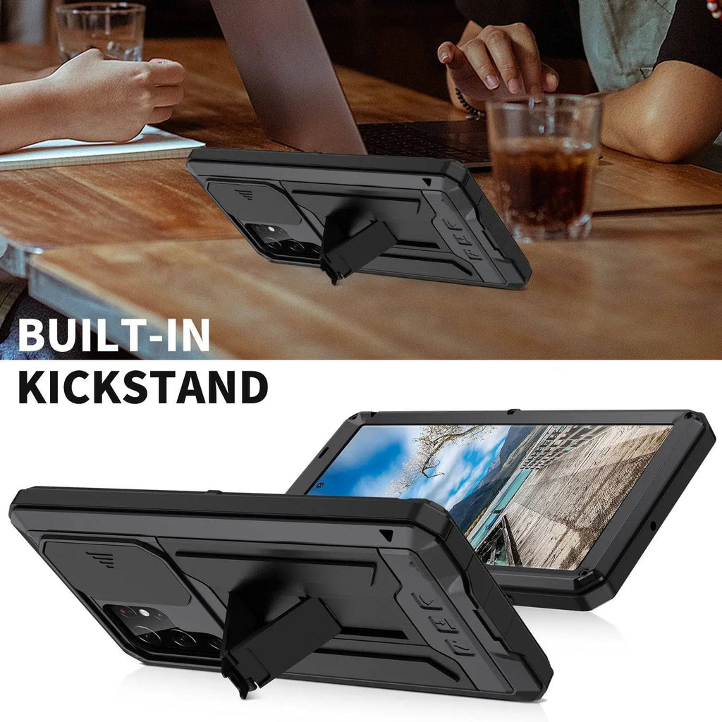 Samsung Galaxy S22 Series Aluminum Case — Kickstand & Screen Guard