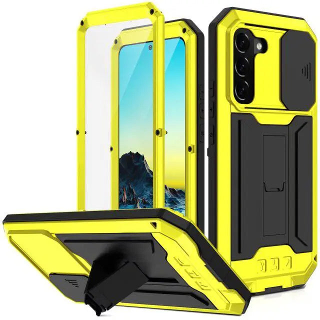 Samsung Galaxy S22 Series Aluminum Case — Kickstand & Screen Guard