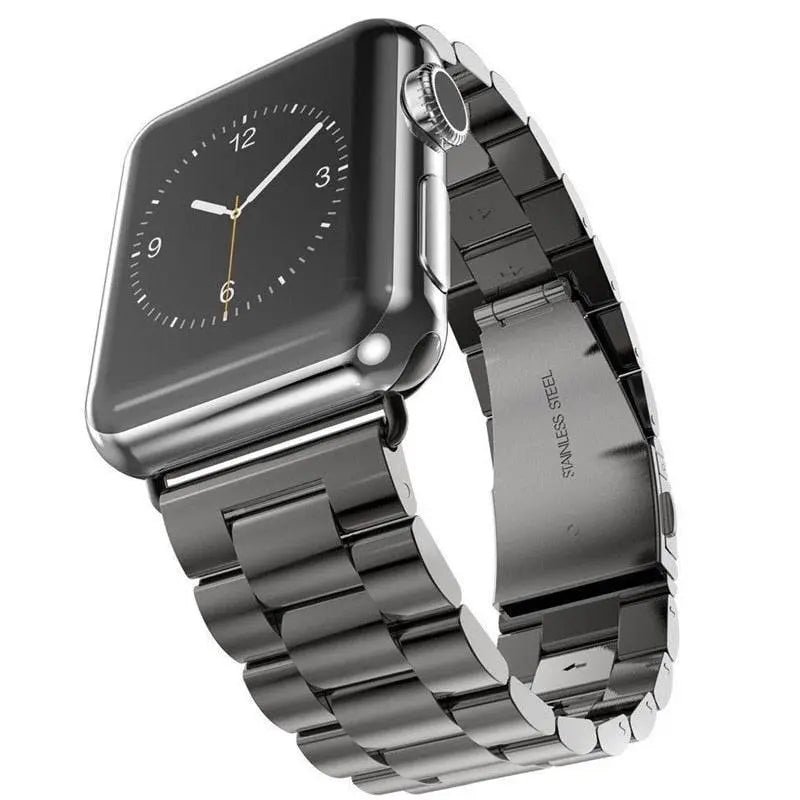 Apple Watch Stainless Steel Link Bracelet, 38–49mm, Butterfly Clasp