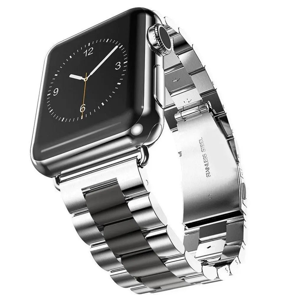 Apple Watch Stainless Steel Link Bracelet, 38–49mm, Butterfly Clasp