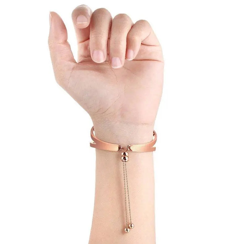 Bracciale a fascia con maglie in metallo da donna per Apple Watch 42 mm e 38 mm