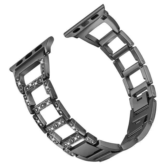 Apple Watch 38-49mm メタルリンクブレスレットストラップ - ジュエリースタイル仕上げ