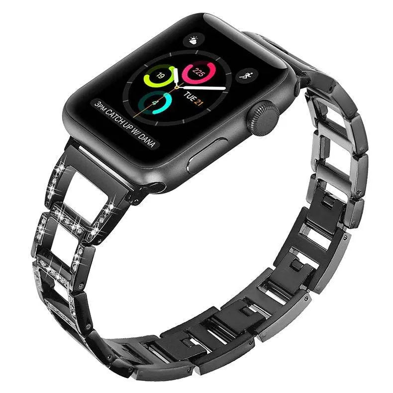Apple Watch 38-49mm メタルリンクブレスレットストラップ - ジュエリースタイル仕上げ