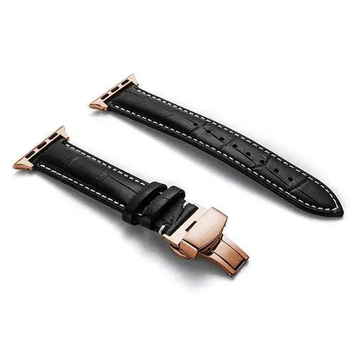 Teljes barkás bőrből készült csere csuklópánt 38–46 mm-es okosórákhoz – csatos záródás, többféle kivitel