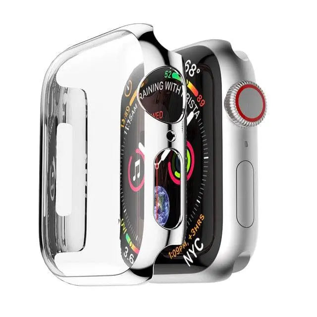 Custodia integrale per Apple Watch Series 1-6, vetro temperato, 38/40/42/44mm