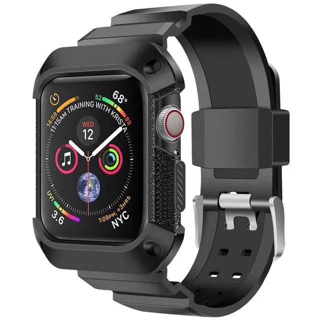 Bracelete desportiva e capa envolvente para Apple Watch — Resistente, 38/40/41/42 mm