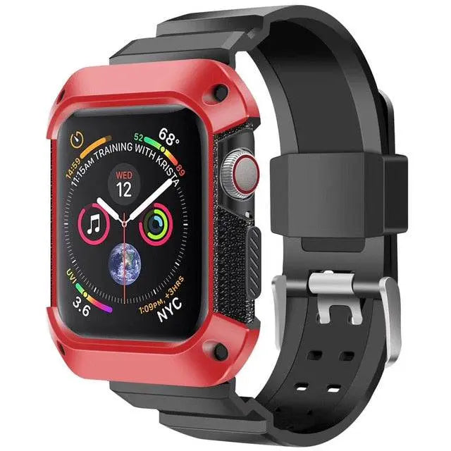 Bracelete desportiva e capa envolvente para Apple Watch — Resistente, 38/40/41/42 mm