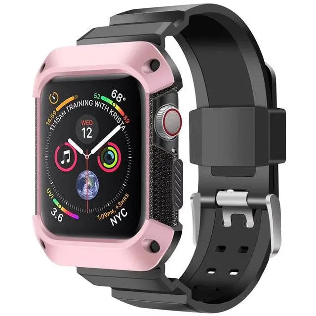 Bracelete desportiva e capa envolvente para Apple Watch — Resistente, 38/40/41/42 mm