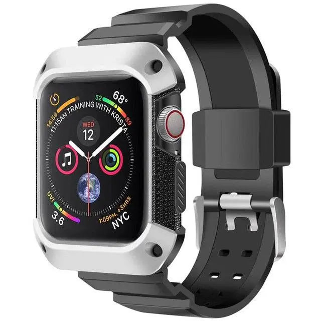 Bracelete desportiva e capa envolvente para Apple Watch — Resistente, 38/40/41/42 mm