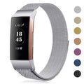 Cinturino in maglia d'acciaio inossidabile per Fitbit Charge 3 e 4 - regolabile, magnetico