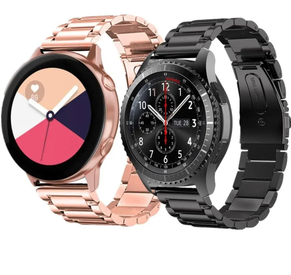 Samsung Galaxy Watch-armbånd i rustfritt stål - justerbart 18/20/22/23 mm
