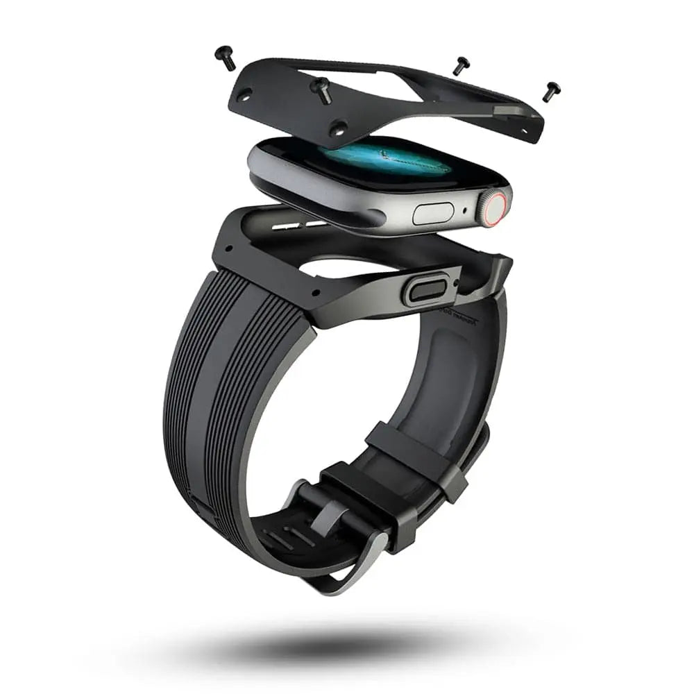 44mm Apple Watch Series 4/5 デュアルレイヤーケース＆スポーツバンドセット