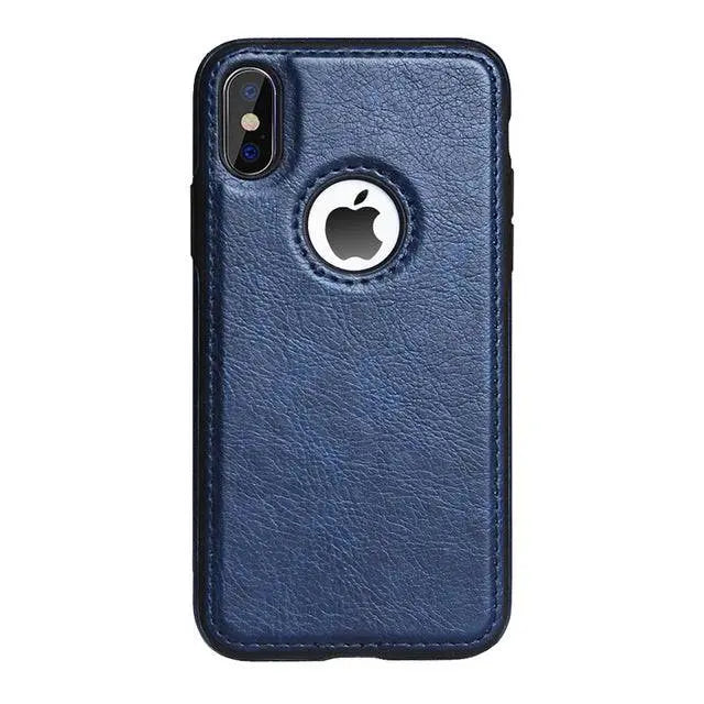 כיסוי עור בסגנון וינטג' ל-iPhone 6-XR — קצוות מוגבהים ואחיזה