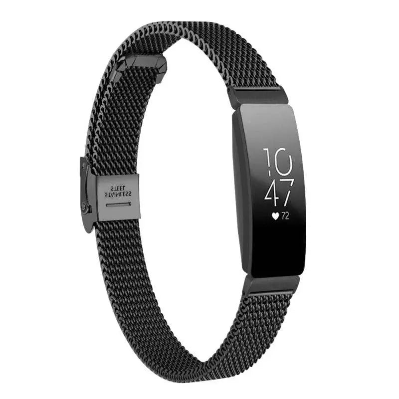 Cinturino di ricambio per Fitbit Inspire HR — cinturino da polso in maglia d'acciaio inossidabile