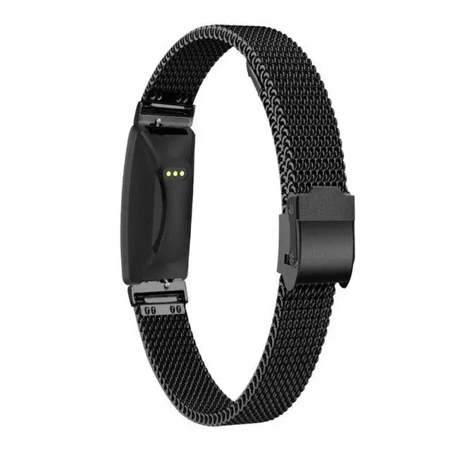 Cinturino di ricambio per Fitbit Inspire HR — cinturino da polso in maglia d'acciaio inossidabile