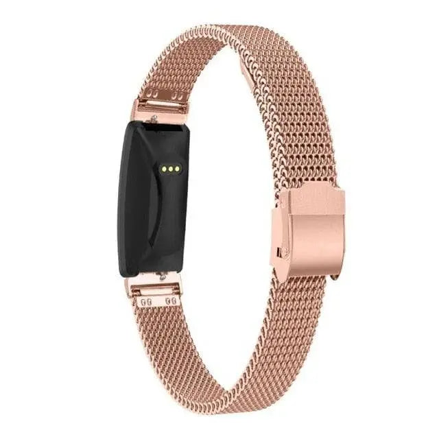 Cinturino di ricambio per Fitbit Inspire HR — cinturino da polso in maglia d'acciaio inossidabile