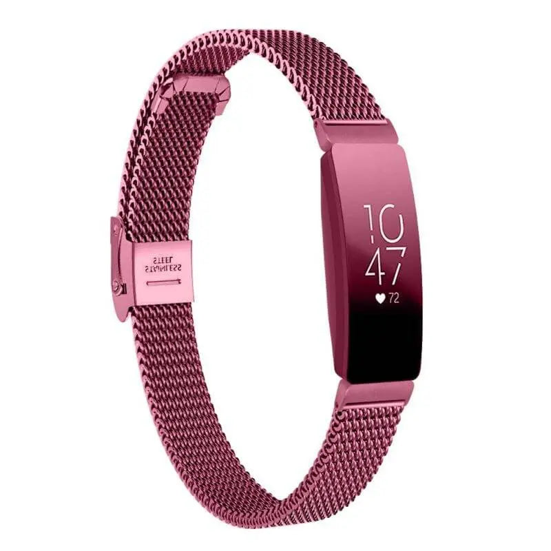 Cinturino di ricambio per Fitbit Inspire HR — cinturino da polso in maglia d'acciaio inossidabile