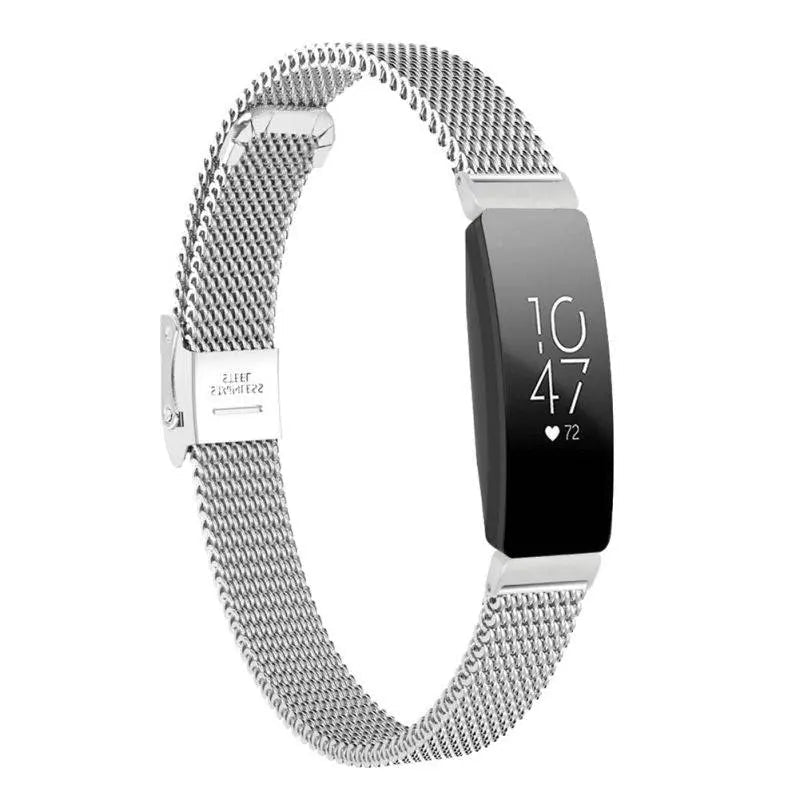 Cinturino di ricambio per Fitbit Inspire HR — cinturino da polso in maglia d'acciaio inossidabile