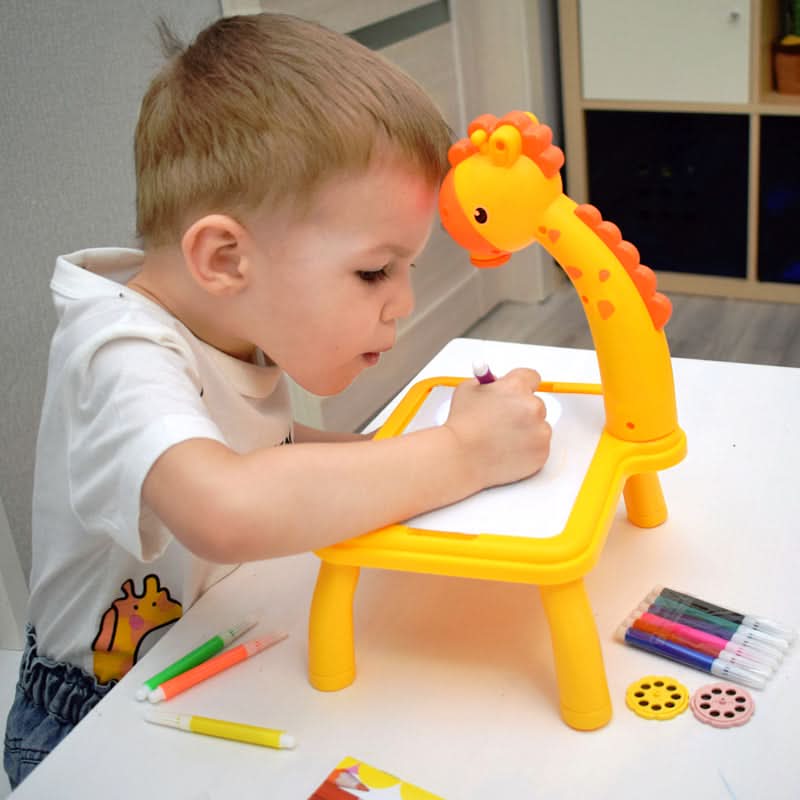 DinoSketch premium tekenbord voor kinderen — herbruikbaar oppervlak en aquarelstiften