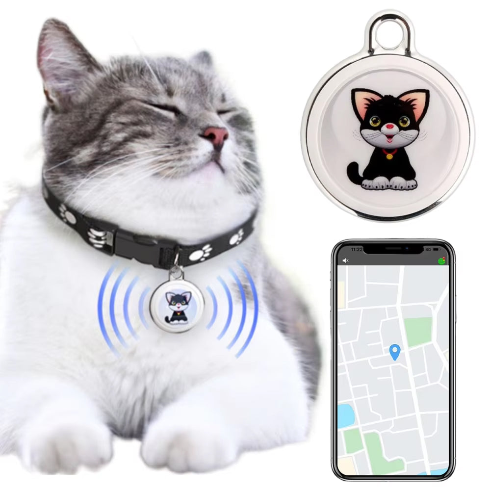 Bluetooth Cat Locator Tag — GPS Tracking and Sound Alert