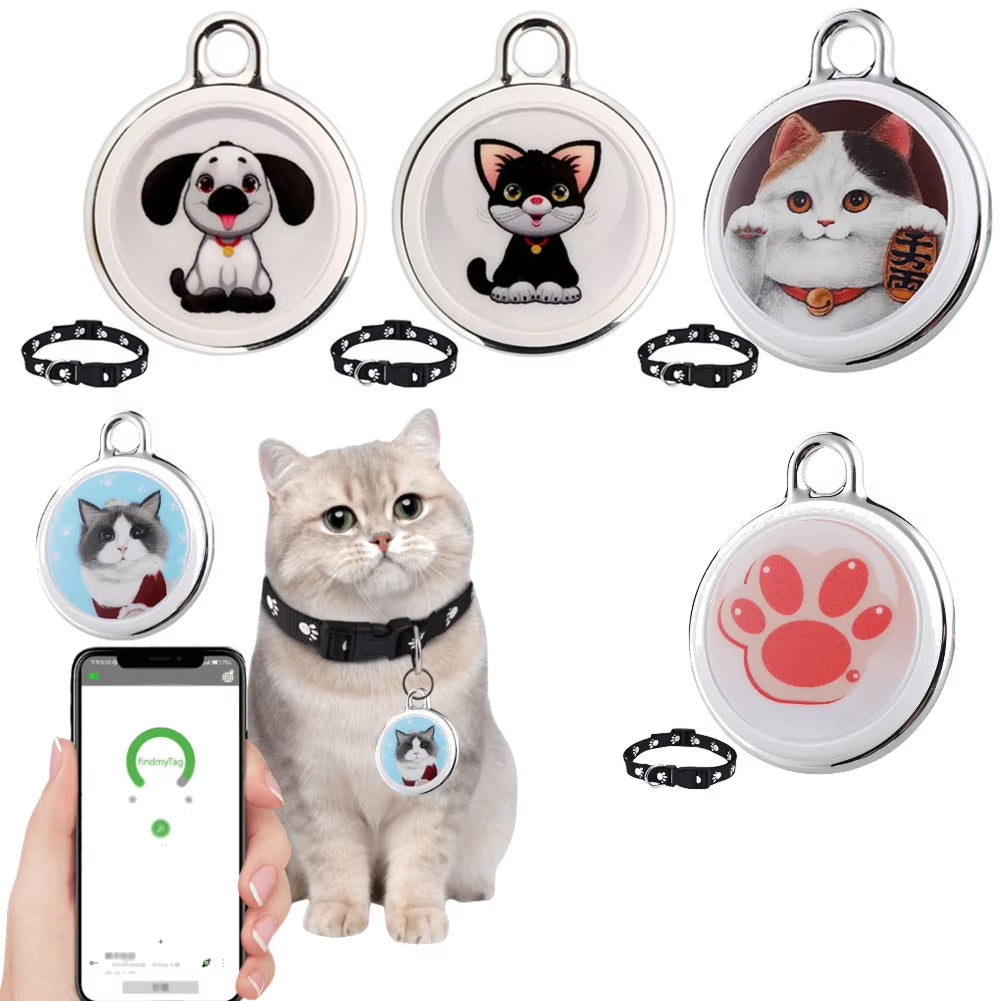 Bluetooth Cat Locator Tag — GPS Tracking and Sound Alert