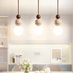 Modern Minimal Travertine Pendant Light