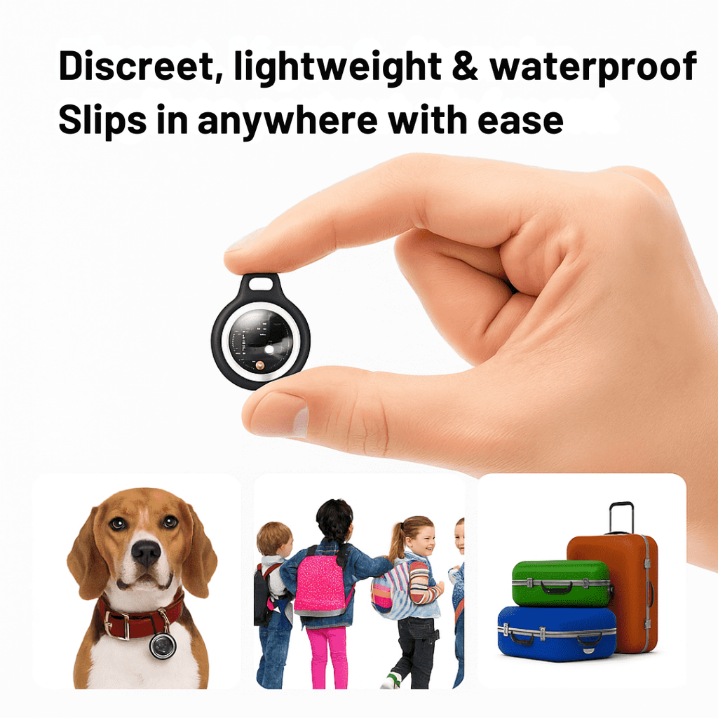 Clip-On Find My Tracker for Elderly Adults — Waterproof, 1-Year Battery
