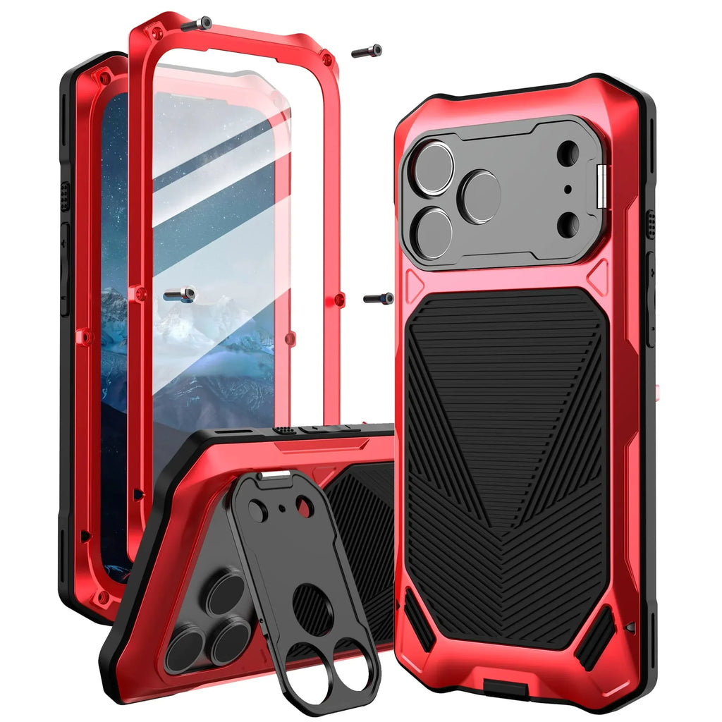 Aluminiowa obudowa do iPhone’a 17 i iPhone’a Air — zintegrowana ochrona ekranu