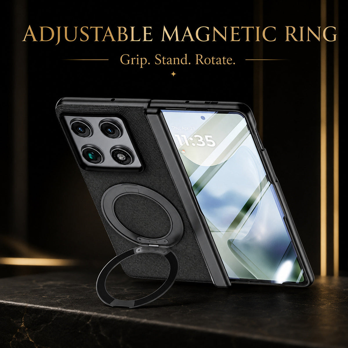 Capa dobrável para Motorola Razr — Proteção do ecrã integrada, compatível com a dobradiça