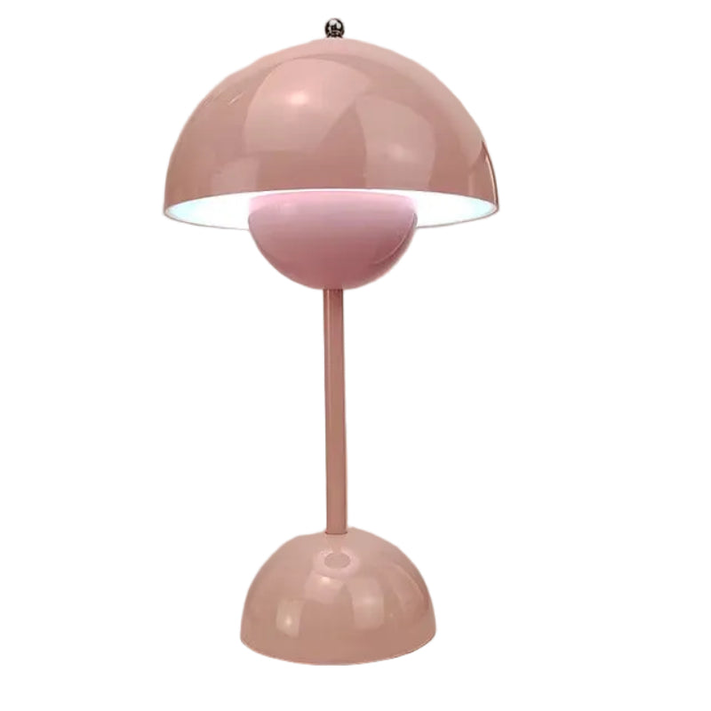 Dobíjecí bezdrátová stolní lampa s dotykovým stmívačem – 3 úrovně jasu, teplé LED světlo, retro květinový design na noční stolek, do obývacího pokoje a | Thomler