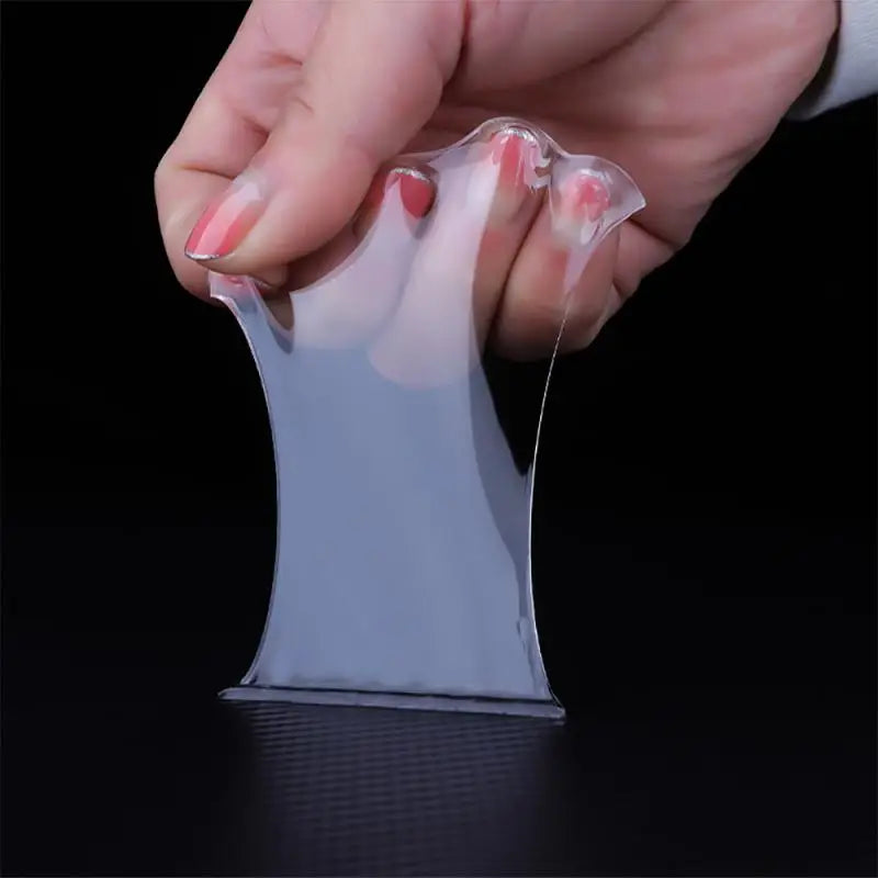 Nastro adesivo trasparente biadesivo per montaggio – Strisce adesive resistenti per pareti, vetro e altro – Rimovibili e riutilizzabili – Rotolo da 1.2 in × 118 in | Thomler