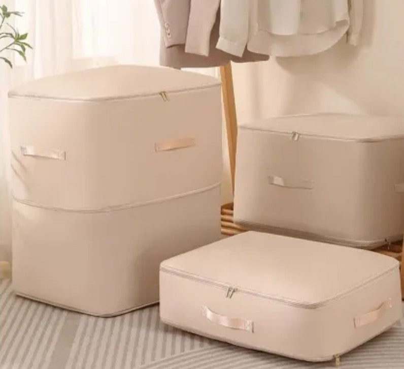 Conjunto de sacos de armazenamento a vácuo - organizador de armário impermeável e empilhável