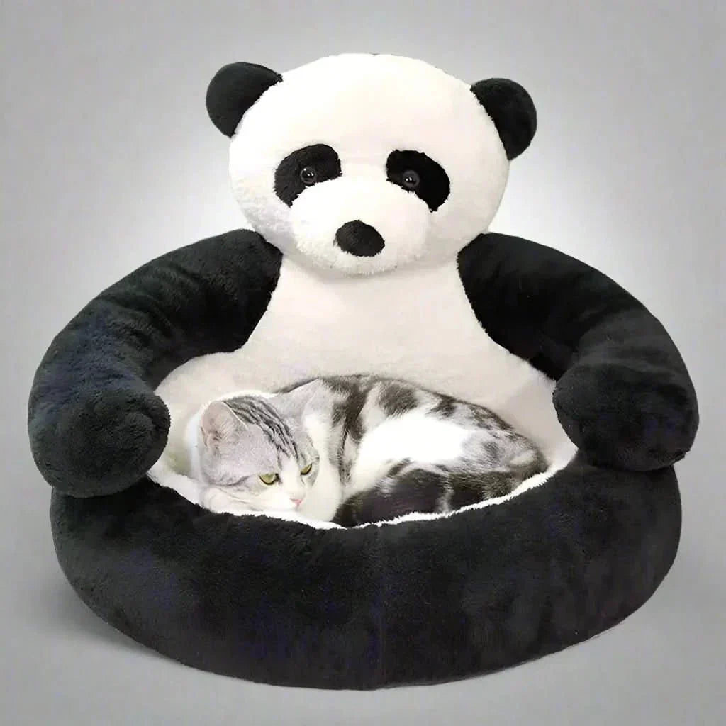 CozyNest Cat Bed — Raised Edge Design, Removable Washable Cover