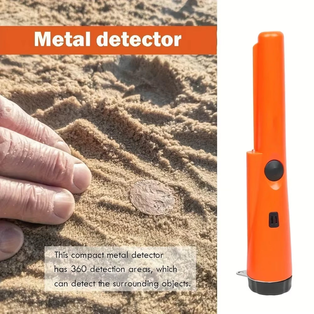 IP66 Waterproof Pinpointer — 360° Scan, Audio/Vibration Alerts