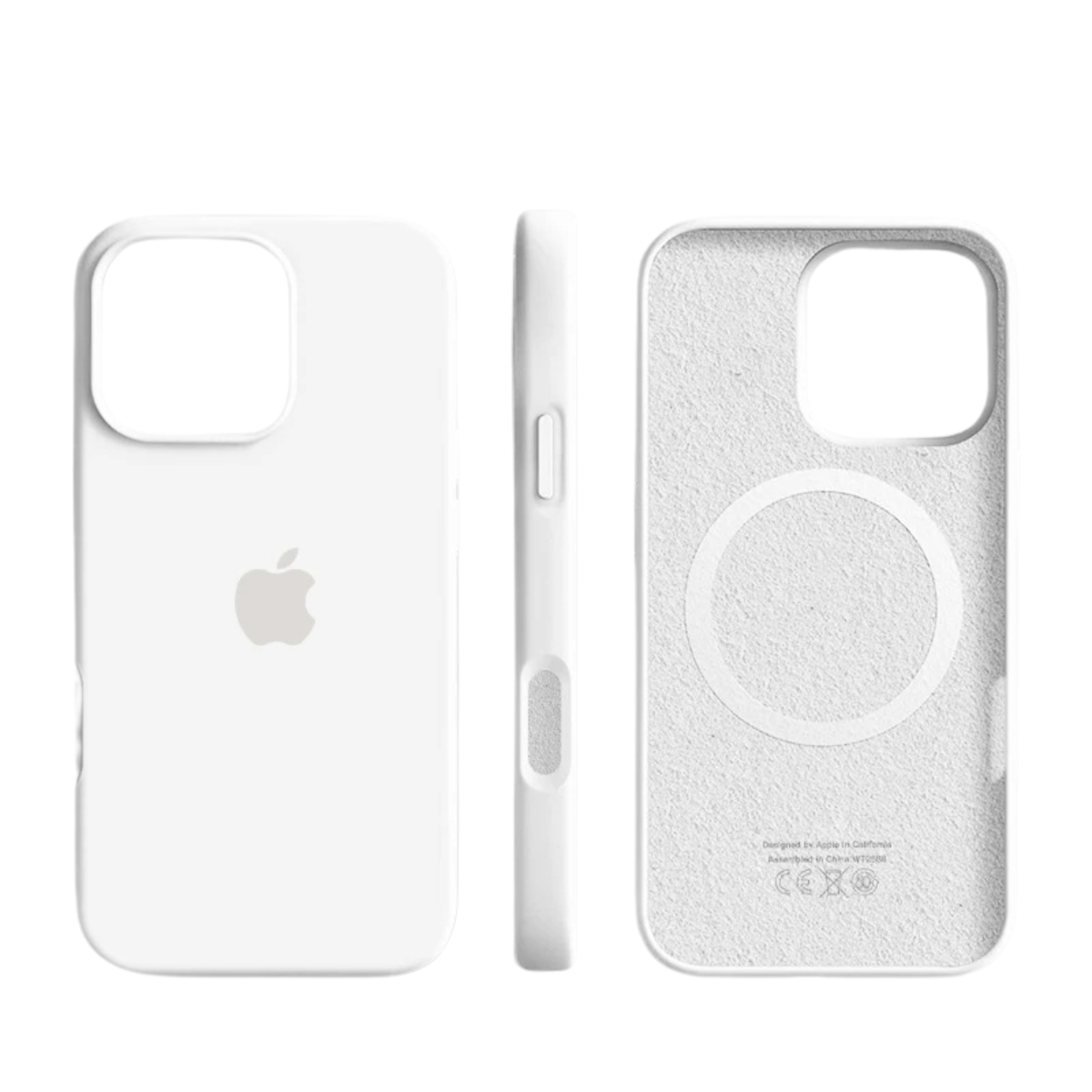 Euroselle iPhone MagSafe 手机壳，光滑硅胶表面