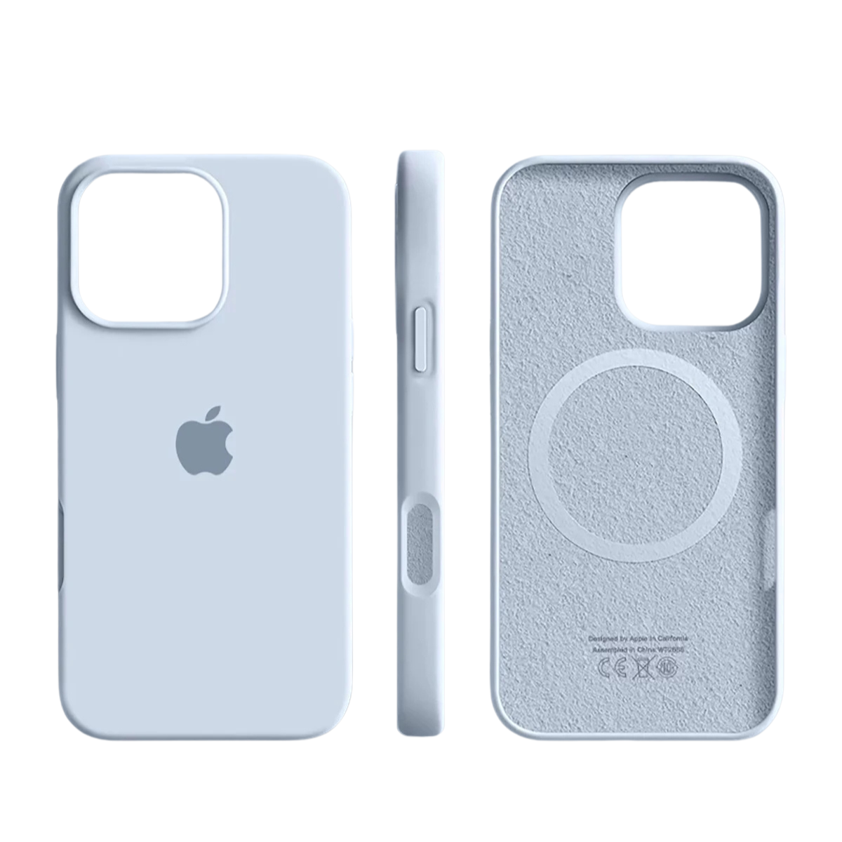 Euroselle iPhone MagSafe 手机壳，光滑硅胶表面