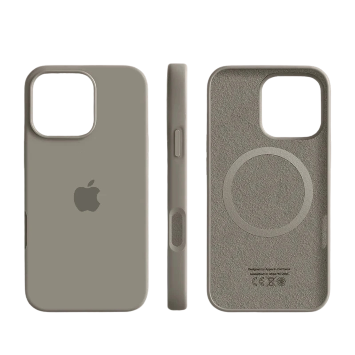 Euroselle iPhone MagSafe 手机壳，光滑硅胶表面