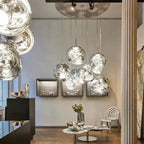 Colorful Warped Pendant Lights