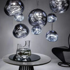 Colorful Warped Pendant Lights