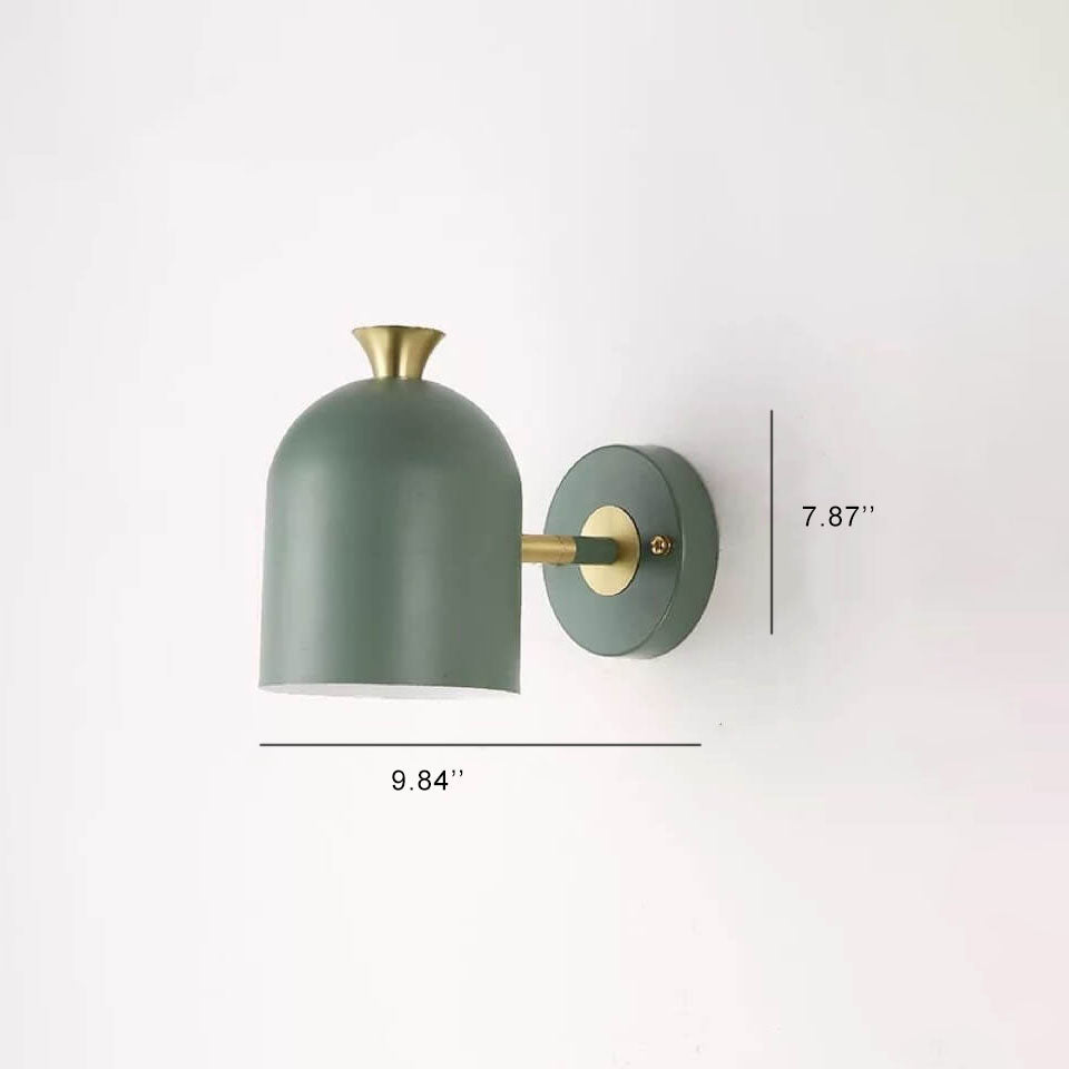 LumenLine Modern Metal Cylinder Wall Lamp With One Light
