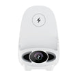 15W nabíjecí stojánek na telefon Qi - zesilovač zvuku, iPhone/Android